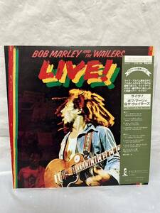 ◎T159◎LP レコード ボブ・マーリィ & ザ・ウェイラーズ BOB MARLEY & THE WAILERS/ライヴ! LIVE/帯付/20S-84