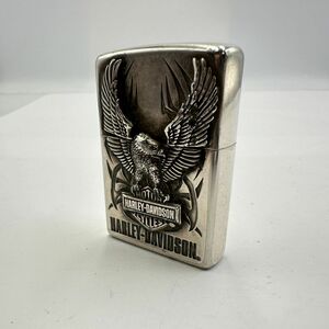 S851-SK1-763 ◎ Zippo ジッポー HARLEY-DAVIDSON ハーレーダビッドソン MOTOR SYCLES オイルライター 喫煙具 火花あり ①