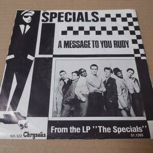 The Specials & Rico Rodriguez - A Message To You Rudy / Nite Klub / Chrysalis 7inch / Ska / AA0642