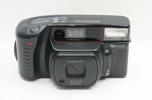 【アルプスカメラ】良品 FUJIFILM フジフィルム ZOOM CARDIA 800 DATE ブラック 35mmコンパクトフィルムカメラ 220729f