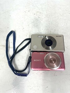 E321　コンパクトデジタルカメラ　デジカメ　2点まとめて　まとめ売り　SONY　ソニー　Cyber-shot　DSC-WX30　RICOH　リコー　PX