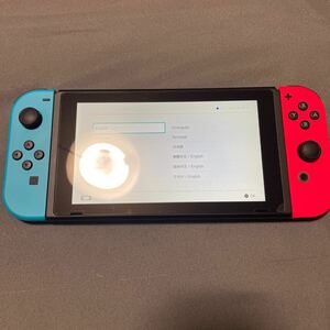 ニンテンドー 任天堂 Nintendo Switch スイッチ 本体+joyconのみ④ HAC-001 中古初期化済み ネオンブルー ネオンレッド 