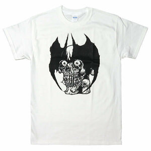 [Sサイズ]Devilman（デビルマン）Pushead（パスヘッド）デザインTシャツ ホワイト
