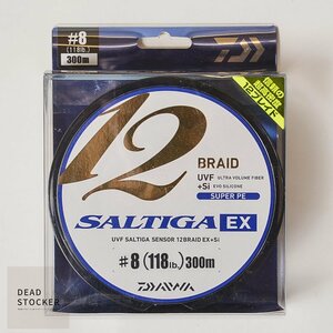 【新品】DAIWA SALTIGA UVF ソルティガセンサー 12ブレイドEX＋Si 8号 118lb 300m巻 ジギング オフショア 青物 大物 マグロ