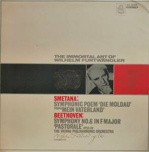 LP盤 ウィルヘルム・フルトヴェングラー/Wiener Phil 　Beethoven 交響曲6番 「田園」 Op68 & Smetana 交響詩「モルダウ」