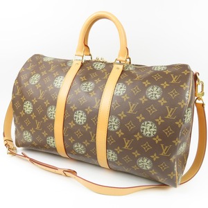 79868LOUIS VUITTON ヴィトン 新品同様美品 クリストファーネメス コラボ キーポルバンドリエール45 2WAY モノグラム ボストンバッグ