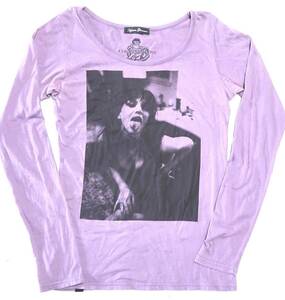 【送料無料・美品】Hysteric Glamour ヒステリックグラマー　長袖Tシャツ　サイズ：Free　カラー：紫