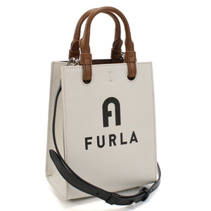 フルラ FURLA FURLA VARSITY ハンドバッグ ショルダー ブランド WB00729 BX1230 1843S MARSHMALLOW+NERO ホワイト系