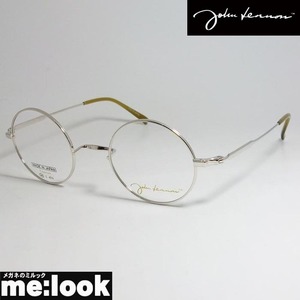 John Lennon　ジョンレノン 日本製 made in Japan 丸メガネ クラシック 眼鏡 メガネ フレーム JL1100-2-46 度付可 シルバー