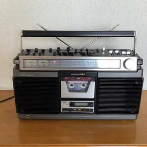 ★アイワAIWA レトロ希少ラジカセ　ＴＰＲ－８１０Ⅱ MW/SW/FM／カセット／外部入力動作整備美品★