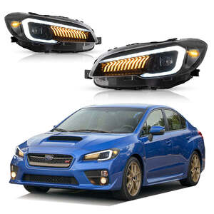 LED ヘッドライト WRX STI S4 レヴォーグ VAB VAF VAG VM4 VMG スバル シーケンシャルウィンカー VLAND