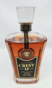 未開栓　SUNTORY CREST サントリー クレスト 12年 WHISKY ウイスキー 700ml 43% 古酒 