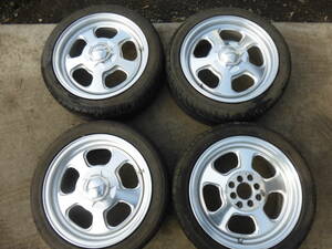 BUDNIK 16×7.5J ?(実測) +45？ PCD100/114.3 4H 4本 　 管H-27