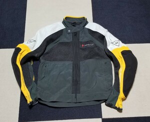 DAINESE ダイネーゼ バイクツーリング メッシュジャケット Size50 M～Lサイズ サマー夏ライディングジャケット グリーンイエローブラック