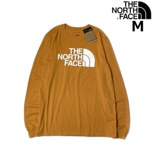 1円～!売切!【正規新品】THE NORTH FACE◆L/S HALF DOME TEE 長袖 Tシャツ ロンT US限定 男女兼用 コットン キャンプ(M)オレンジ 180902-5