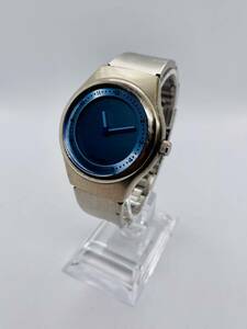【自宅保管品】FOSSIL(フォッシル) 腕時計 JR-7914 ボーイズ ブルー×シルバー