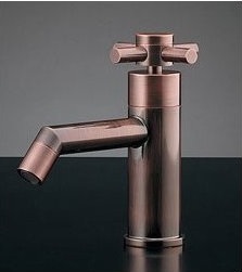 g カクダイ　KAKUDAI　716-828-13 水栓金具 立水栓 　ブロンズ　デザイン水栓