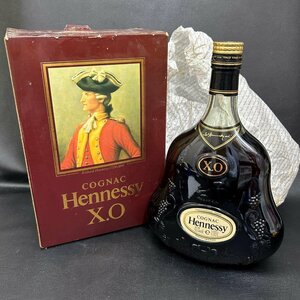 1円　お酒　未開栓　Hennessy X.O 金キャップ グリーンボトル 1L コニャック ブランデー ヘネシー XO 40％ 1000ml　箱付き