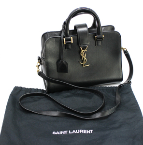 【SAINT LAURENT】サンローラン　ベイビーカバス 2wayバッグ　568853 DV700 1000　ブラック　ハンドバッグ　ショルダーバッグ