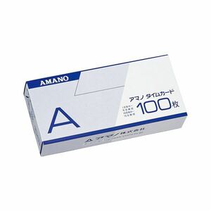 【新品】（まとめ） アマノ タイムカード （標準）Aカード 1箱入 【×3セット】