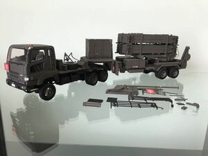 送料無料　1/43 陸上自衛隊　73式　特大型セミトレーラー　インターアライド　ジャンク　ミニカー