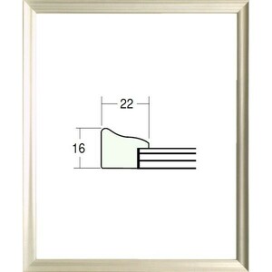 デッサン用額縁 木製フレーム 5652 四ッ切サイズ シルバー