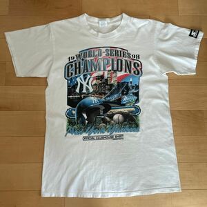 90年代ヴィンテージ・ヤンキースTシャツ サイズ：M ニューヨーク ワールドシリーズ スターター 製