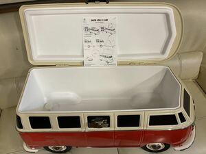 VWオフィシャル フォルクスワーゲン T1バス VolkswagenT1Bus クーラーボックス CoolerBox 26L 車輪、引き回しハンドル付 管理A433