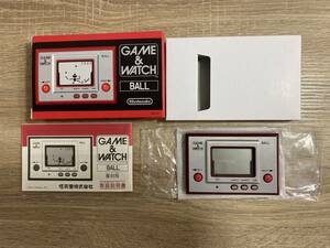 Nintendo GAME&WATCH BALL RWG-001 本体　未動作品　ニンテンドー