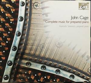 CD(#378) JOHN CAGE Complete music for prepared piano