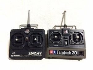 ◆ジャンク◆ TAMIYA SANWA タミヤ サンワ 送信機 プロポ 27MHz 2点セット ヴィンテージ 当時物 レトロ