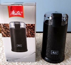 Melitta(メリタ) 電動コーヒーミル コーヒーグラインダー 新品 ECG62-1B ブラック 未使用品