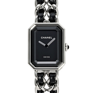 シャネル CHANEL プルミエール アイコニック チェーン M H7022 ブラック文字盤 新品 腕時計 レディース