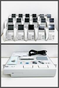 NEC 12ボタンカラーIP多機能電話機 ITK-12CG-1D 17台 + 主装置 IP8D-6KSU-A1 セット　W2763001