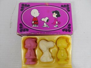 Avon Peanuts Gnag Soap 3ヶセット 1970年代 当時物 ルーシー チャーリー・ブラウン スヌーピー ビンテージ 箱付き 雑貨[未使用品]