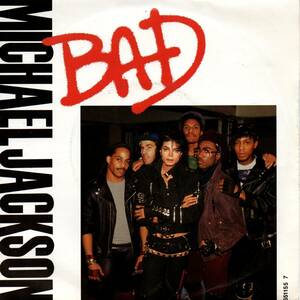 Michael Jackson 「Bad/ Bad (Dance Remix Radio Edit)」英国盤EPレコード