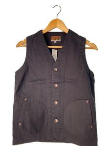 AT-DIRTY◆WORKERS VEST/ベスト/S/コットン/BLK