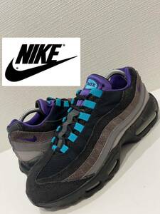 ★NIKE★ナイキ★AIR MAX 95 LV8 GRAPE REVERSESNAKESKIN★エアマックス95エレベイト★AO2450-002★ブラック★黒★US8.5★26.5cm★