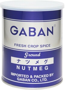 ナツメグパウダー 缶 225g×12個 GABAN スパイス 香辛料 パウダー 業務用 にくずく ギャバン 粉 粉末 ハーブ 調味料