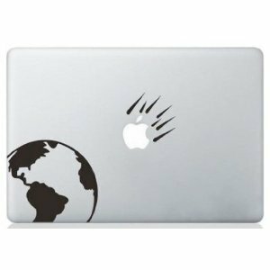 MacBook ステッカー シール Apple meteorite (11インチ)