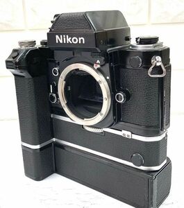 Nikon ニコン F2 フォトミック フィルムカメラ ボディ モータードライブ MD-2 MB-1 シャッターOK fah 5J013A