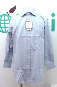アローARROW　リネン混 長袖シャツ *タグ付き メンズ L-80 ブルー×白