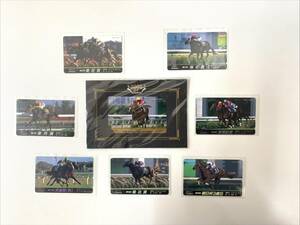 【未使用】 競馬 テレカ ダンスインザダーク キョウエイマーチ サニーブライアン マーベラスサンデー エアグルーヴ グラスワンダー　朝日杯