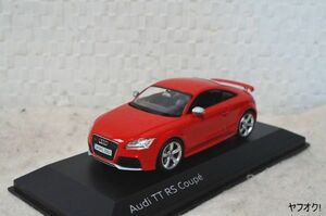 アウディ TT RS クーペ 1/43 ミニカー 赤 AUDI