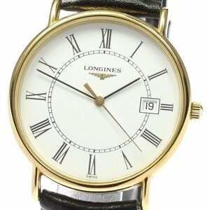 ロンジン LONGINES L7.984.2 デイト クォーツ メンズ _802890