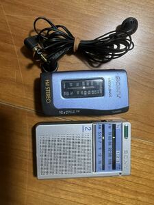 SONY ソニー ICF-T45 SRF-S83 FM/AMポケットラジオまとめ売り、