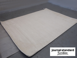 ■P308■未使用品■ジャーナルスタンダードファニチャー/JOURNAL STANDARD■CORSE RUG/コルスラグ■163センチ×121センチ■3.9万円■