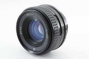 【良級】 ARSAT C 80mm F2.8 ペンタコンシックス PENTACON SIX P6マウント 【動作確認済み】 #5743