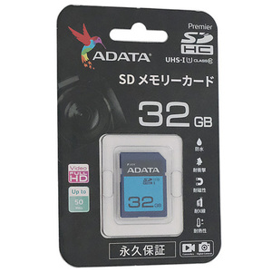 【ゆうパケット対応】ADATA SDHCメモリーカード ASDH32GUICL10RD 32GB [管理:1000025621]