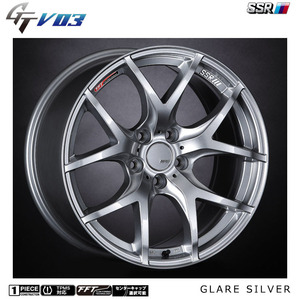 送料無料 SSR GTV 03 8J-18 +35 5H-114.3 (18インチ) 5H114.3 8J+35【2本セット 新品】